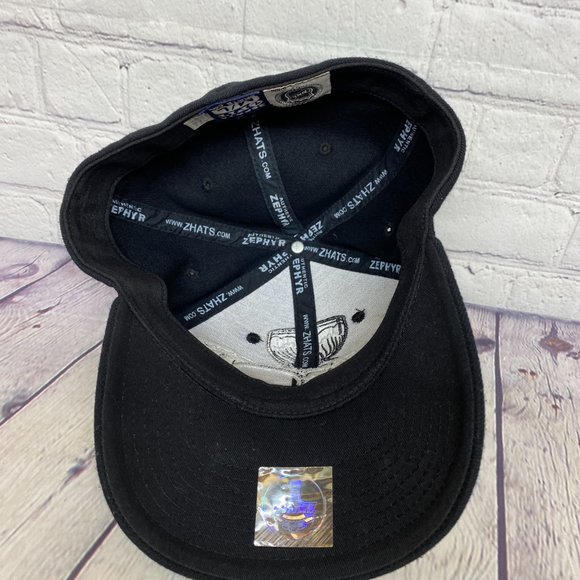 Zephyr LA Kings 2014 Stanley Cup Champions Hat Cap Stretch Fit Size M/L Black - Picture 7 of 10